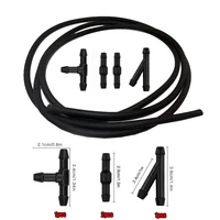 5pcs/Set 2m Car Windshield Washer Hose Automotive Car Wiper Blade Pipe Windshield Jet Spray Washer Nozzles Water Hose Fluid Tube 1