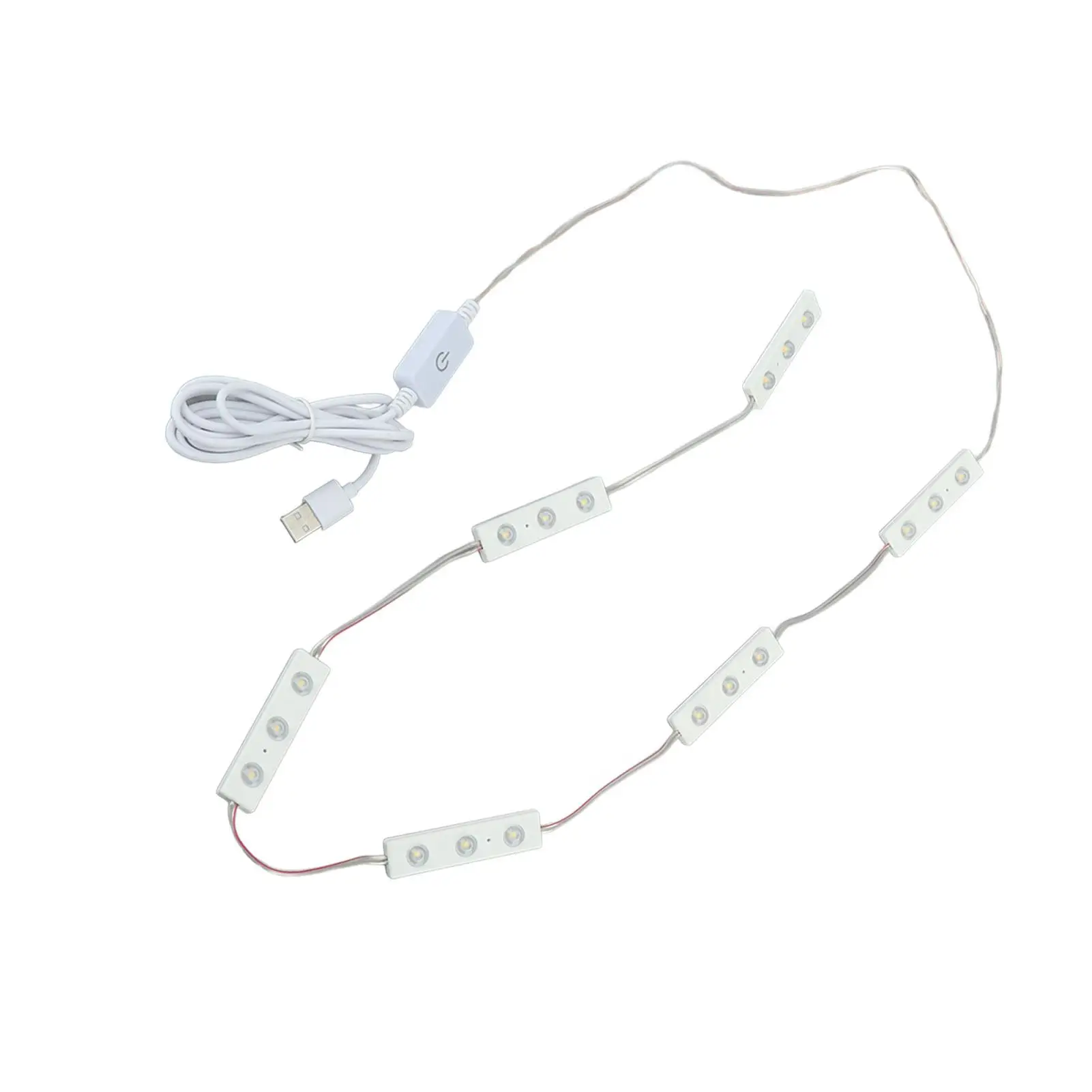 Touch Control LED Makeup Mirror Light Strip - Easy Installation & Bright Lighting for Flawless Makeup 2