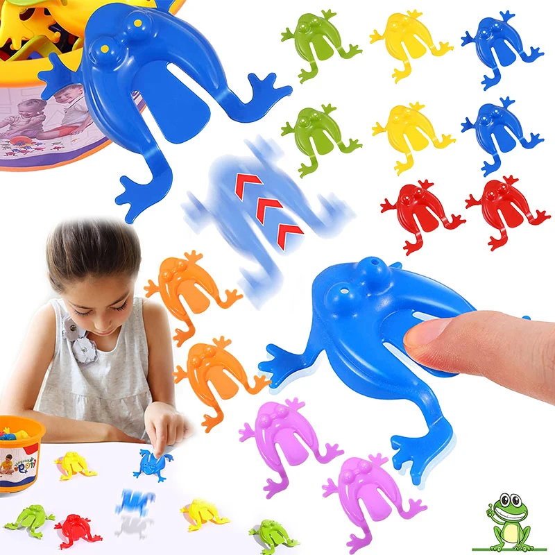 20 stuks springende plastic kikkers, fidget-spel, klassiek speelgoed voor kinderen, stressverlichting, verjaardag, familiefeest, prijsvraag_voghion.com