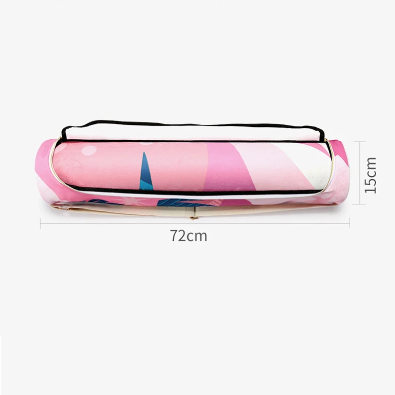 Printed Yoga Mat Bag Women's Fashion Sports Mat Bag Pilates Mat Backpack Fitness Dance Gym Mat Cover Sports Backpack 6