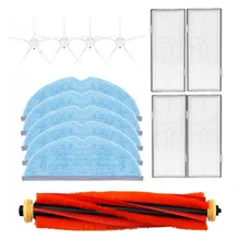 

14PCS for Roborock S7 T7 T7Plus of Washable Filter Detachable Main Brush Mop Cloth Side Brush Robot Vacuum Cleaner Parts A