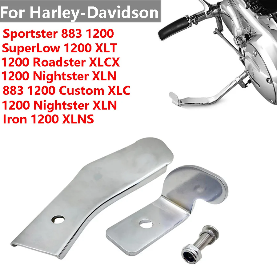 Per Harley Davidson Iron Sportster Roadster 1200 Superlow 883 Efi Xl Supporto Per Moto Kickstand Extension Kit Pedale Parti