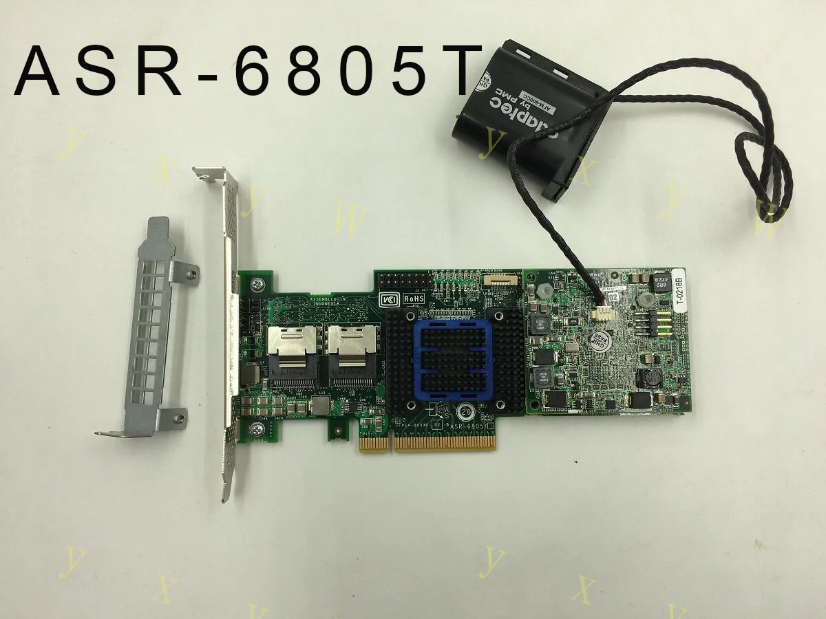 RaidControllerASR6805T8PortsPCIE2x8512MBBBUBatteryAFM600CC