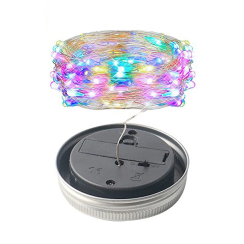 Outdoor solar string lights waterproof for Xmas patio garden ornament