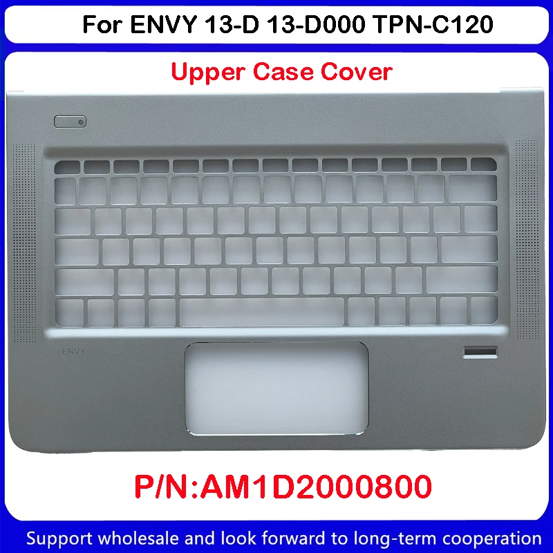 

New For HP ENVY 13-D 13-D000 TPN-C120 Series Silver Laptop Upper Case Palmrest Cover AM1D2000800