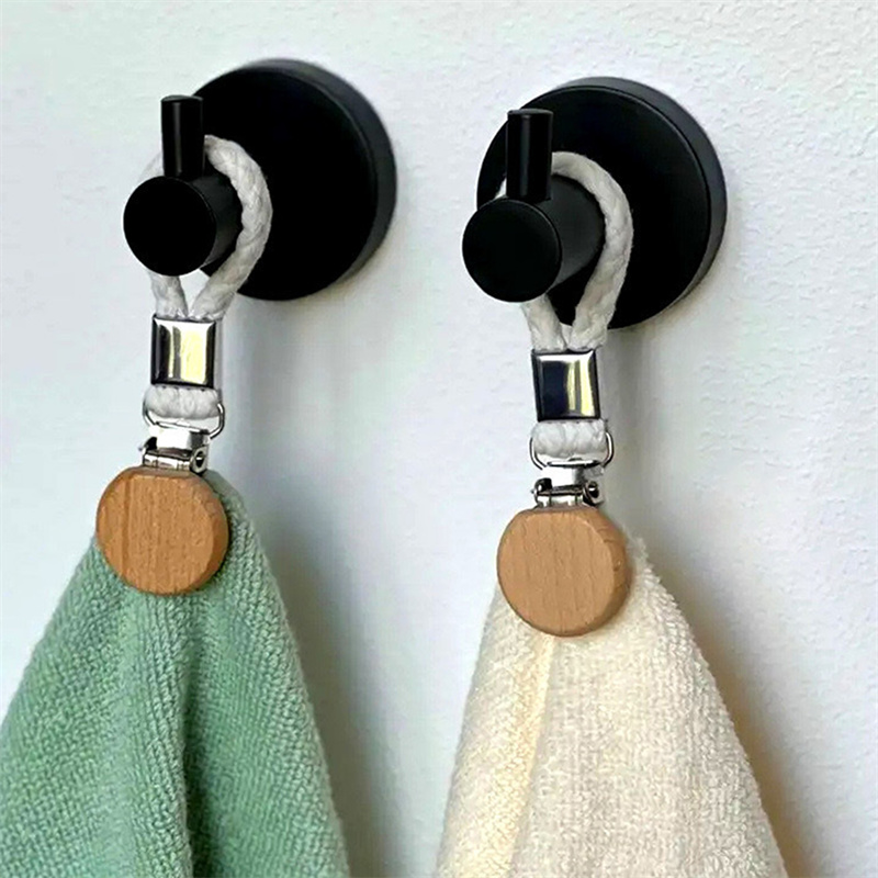 Towel Clips Multifunctional Kitchen Storage Hooks Loops Hand Towel Hangers For Home Bathroom Kitchen Storage Rack