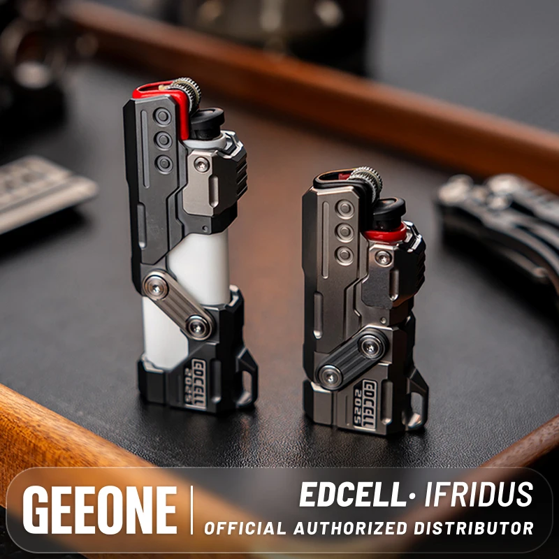 EDCELL IFRIDUS EDC フィジェット スライダー ファイア シェル メタル