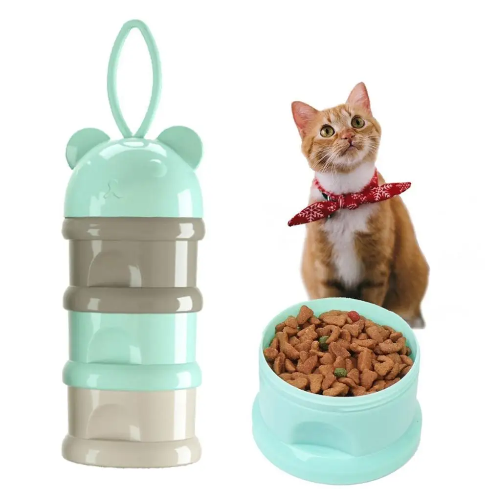 

Multifunction Pet Travel Portable Plastic Storage Container Bird Feeder Treat Box Formula Dispenser Parrot Feeding Bowl
