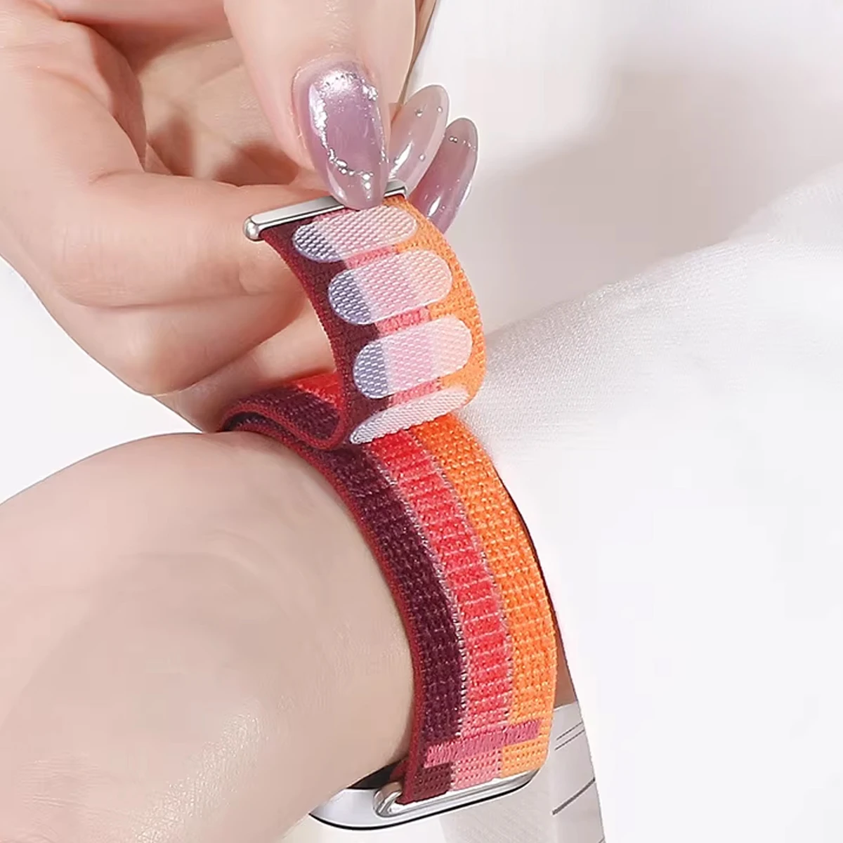 Sports Nylon Woven Loop Replacement Wristband Bracelet