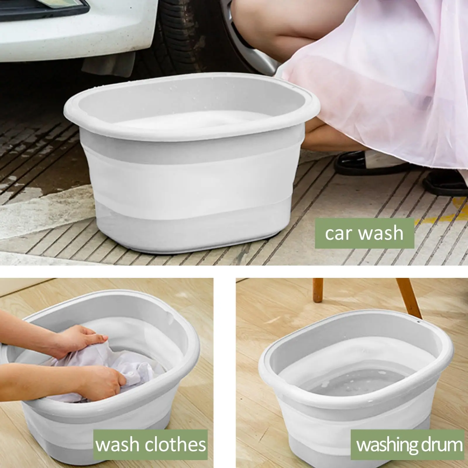 Foldable Home Foot Bath Bucket Massage Foot Wash Leisure Health Bucket Children Bath Basin Portable Soak Tub foot bath bucket