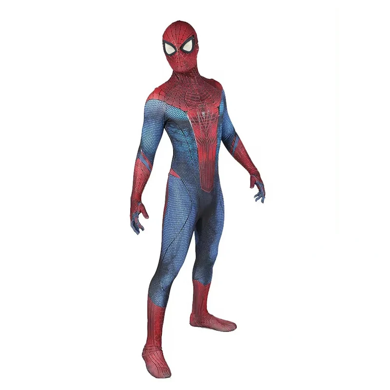 thumbnail image 1 of Disfraz de Spiderman de Tobey Maguire, color negro y rojo, disfraz de Spiderman de Raimi, traje de superhéroe Zentai, disfraces de Halloween para adultos, 1 of 5