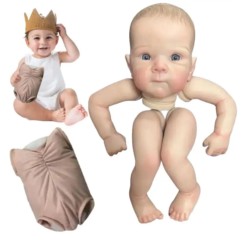 

Silicone Toddler Doll Reborn Rebirth Doll Toy In Toddler Shape Soft Silicone Dolls Gag Joke Toys For Living Room Classroom