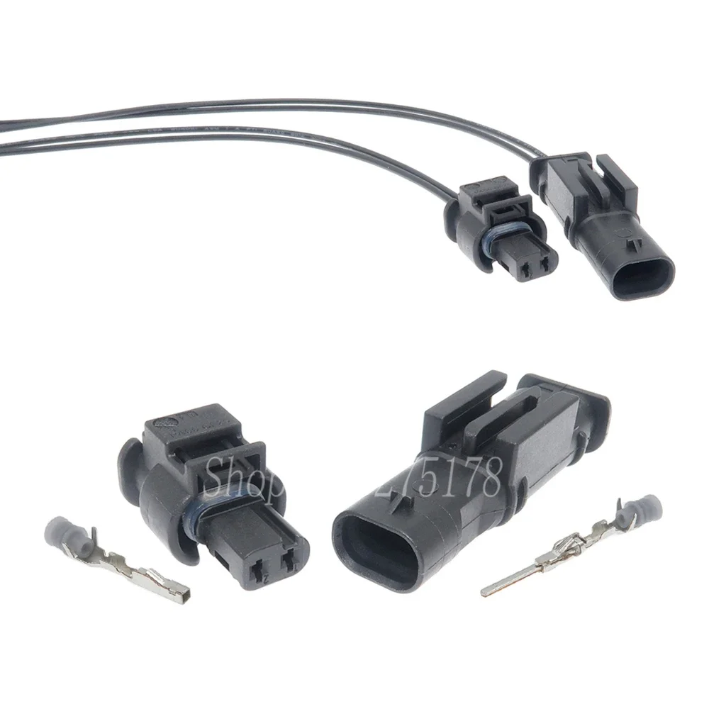1 компл. 2 контакта 872-857-561 872-863-561 автомобильный водонепроницаемый разъем 8J0973202 7543312-02 автомобильный проводной Кабельный соединитель с проводами