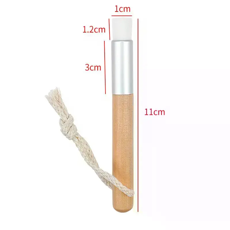 1/2/3/4Pcs 다목적 소프트 속눈썹 청소 브러시 ??대나무 폴 코 브러시 속눈썹 샴푸 블랙 헤드 청소 도구