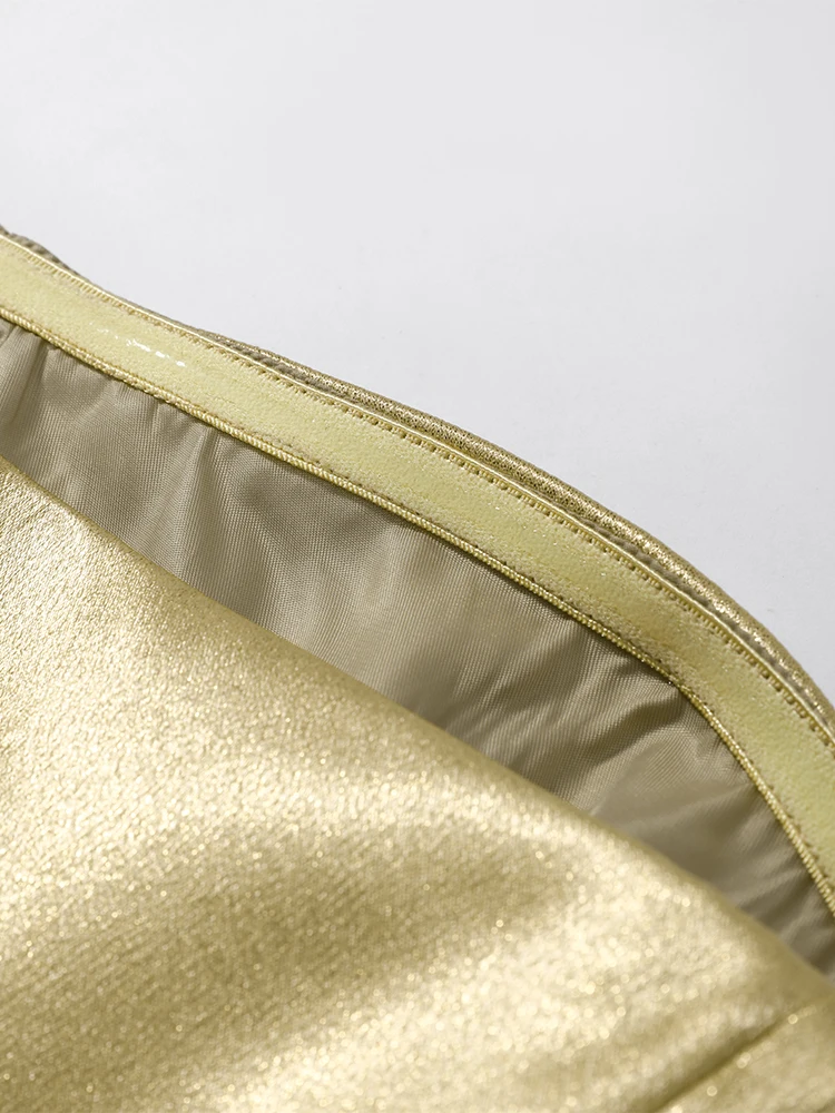 Neue Charmante Damen-Outfits: Trägerlose Taillenbetonte Tube-Tops und Lange Röcke für den Frühling – Detail 9