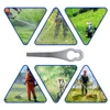10-2pcs Lawnmower Blades Metal Grass Cutting Blade Practical Mowing Machine Blades Easy To Install Garden Power Tool Accessories 5