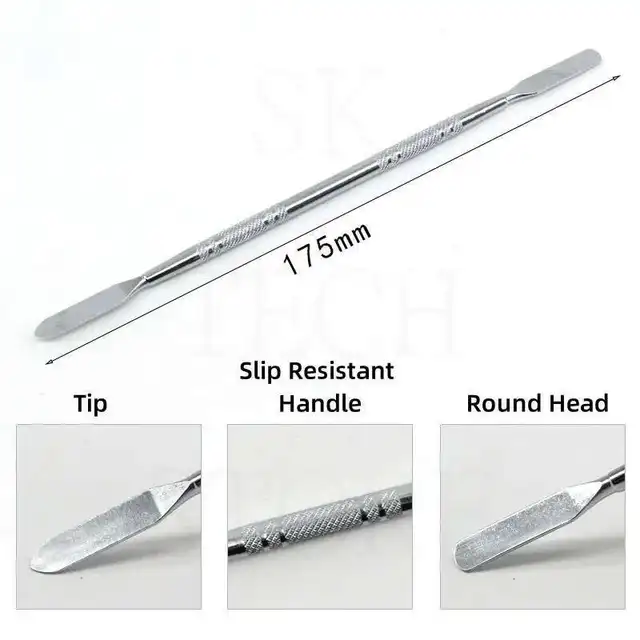 Multi-Purpose Metal Spudger & Pry Tool Set Durable Mini Crowbar with Non-Slip Grip for Phone Laptop Toy & Oyster Opening Repair​ 1