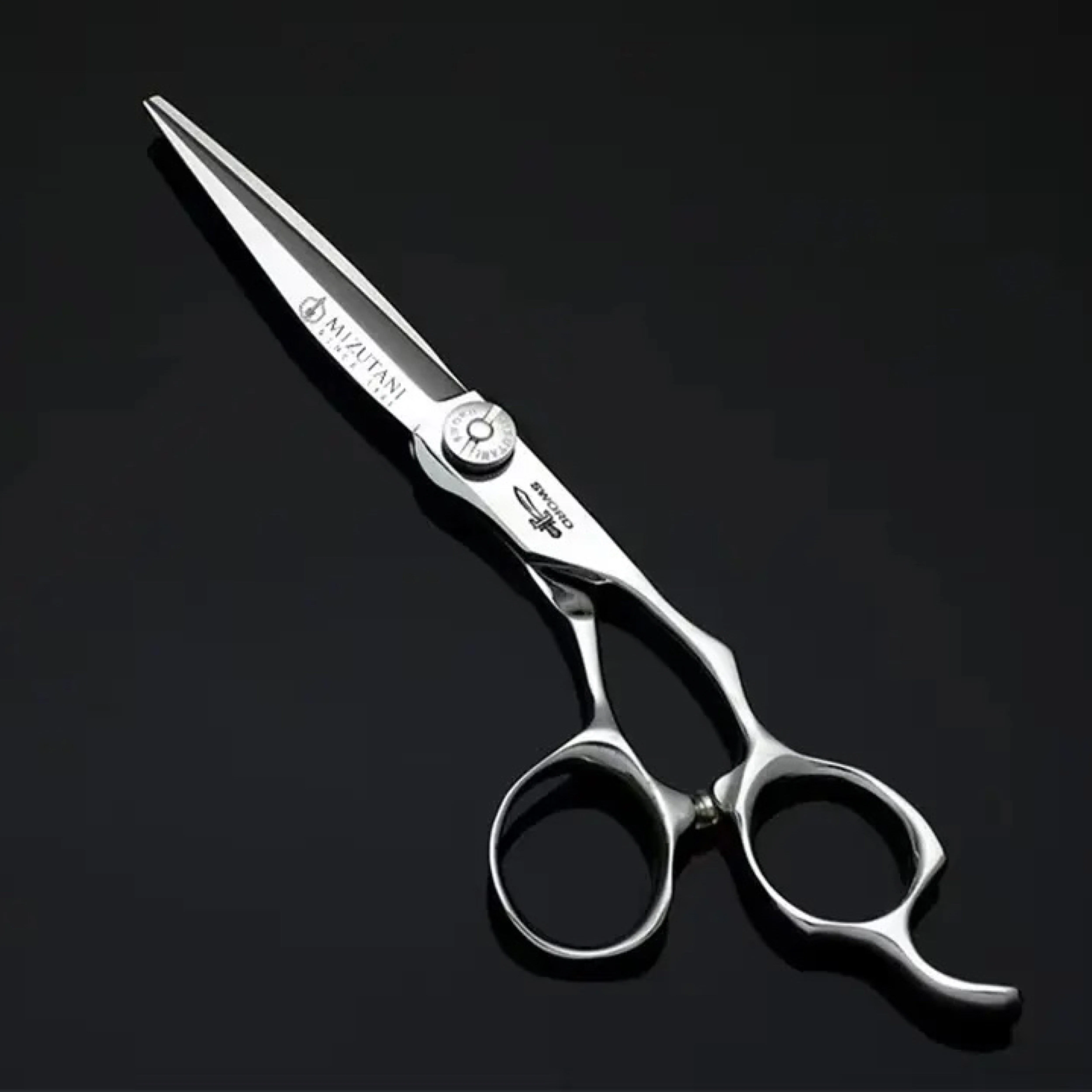 

MIZUANI hair scissors 6 inch VG10 blade suitable for point cutting, large incision,straight line professional hair cutting toolS