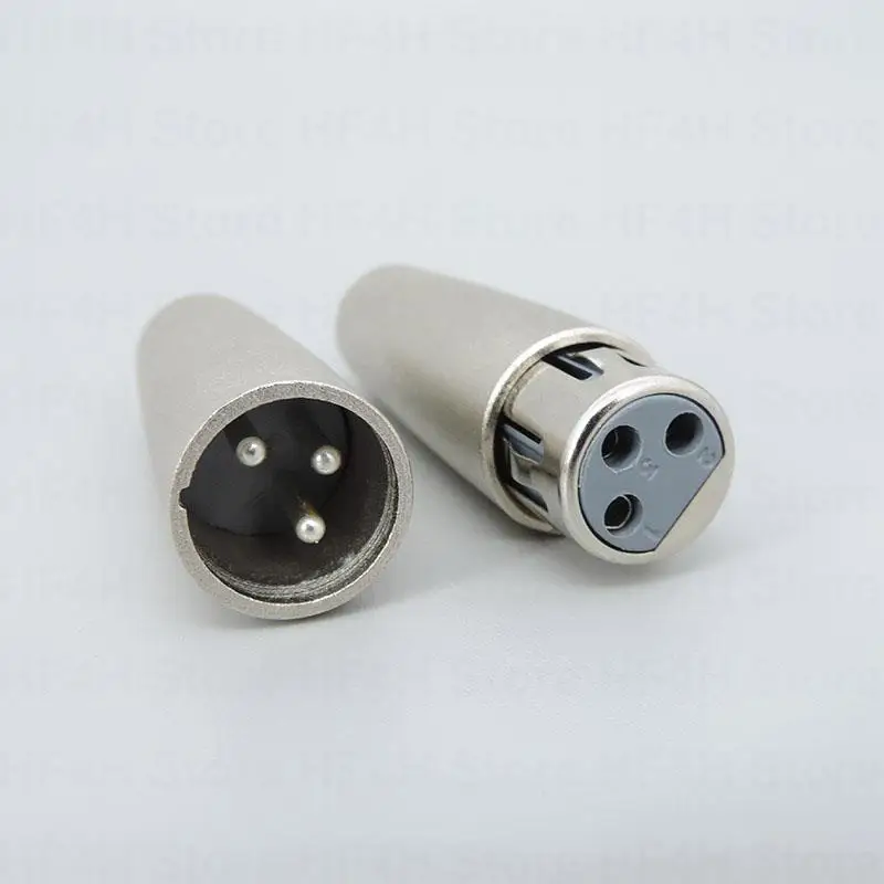 

1/3pcs RCA Female Audio Adapter socket to 3pin core XLR Female male To converter cable speaker Connector For Microphone