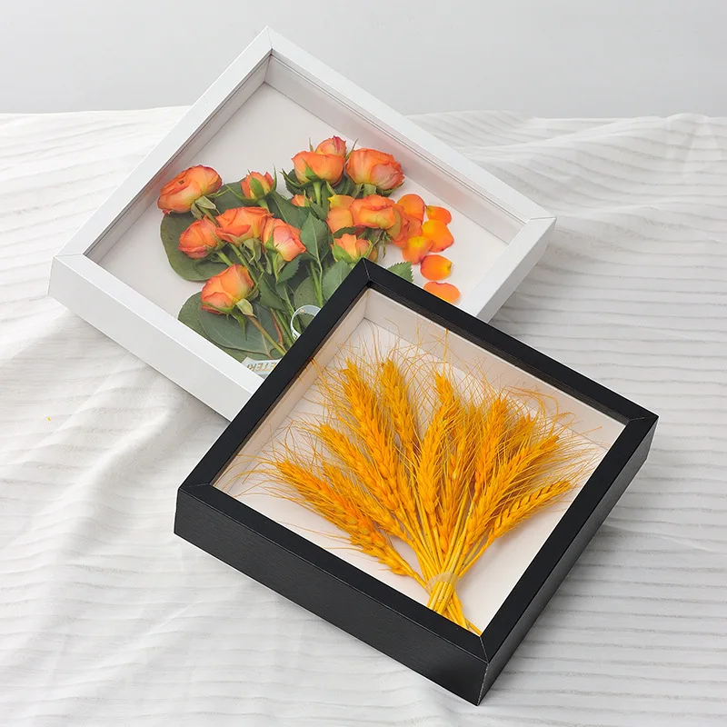 

87196 Picture frame picture frame lined cardboard mounted 567810 inches 4 palace grid 9 factory wholesale square 8 kai A43 m