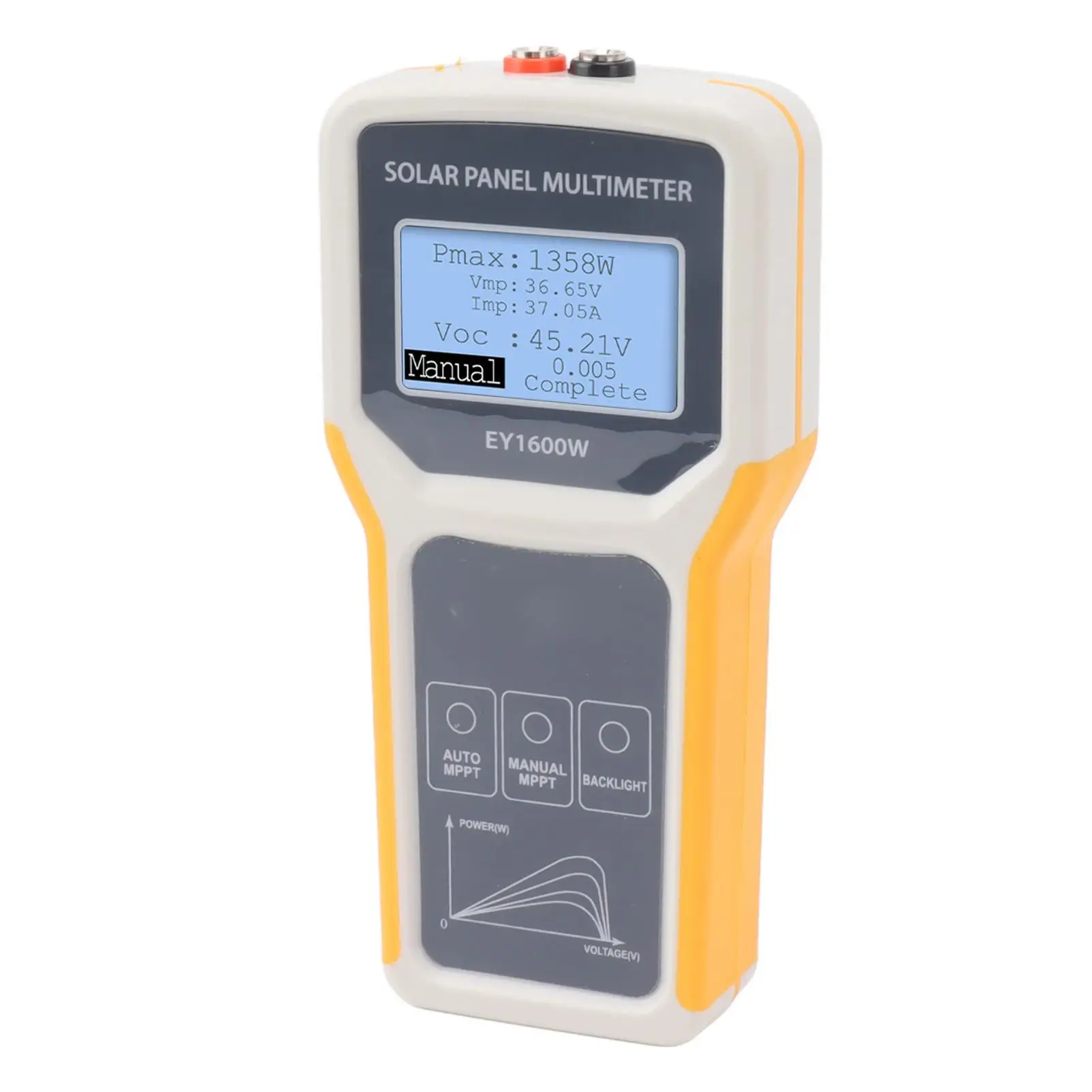 MPPT for solar Panel Tester-Photovoltaic Multimeter with Backlight for Open Circuit Voltage Testing