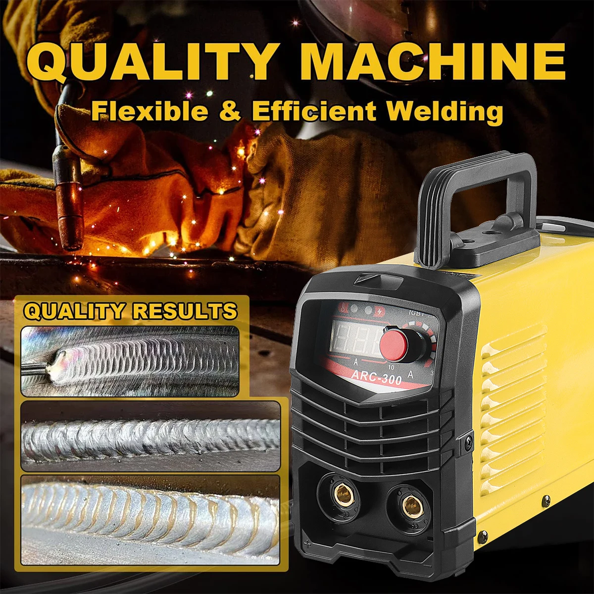 WOZOBUY  DC Inverter ARC Welder 110V/220V MMA IGBT Portable Welding Machine High Quality for Home Beginner Welding Work 4