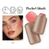 Magic Blush Stick 3-in-1 Cheek Lip Tinted Moistured Blush Stick Silky Brighten Blush Cream Blusher Cosmetics Tubes Matte Contour 4