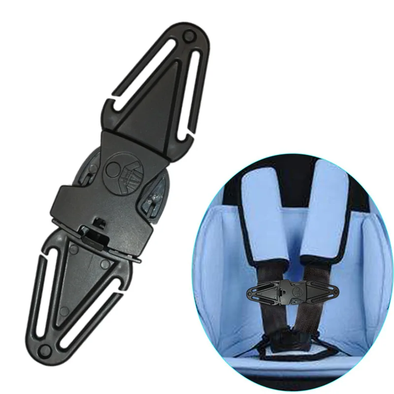 Baby Stroller Car Safety Seat Belt Adjustable Highchair Safety Harness Positioning Lock Buckle Anti Escape Child Baby Chest Clip