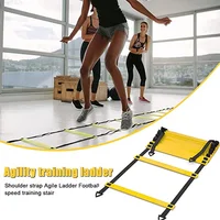 Agility Ladder Football Training Speed and Balance Training Footwork Nylon Strap Jumping Ladder Football Training Energy Ladder 2