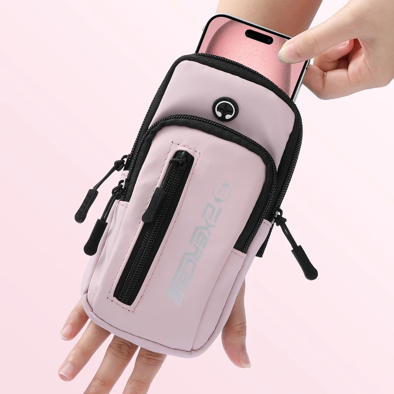 Haissky Multifunctional Zippered Wrist Running and Cycling Fitness Pouch
