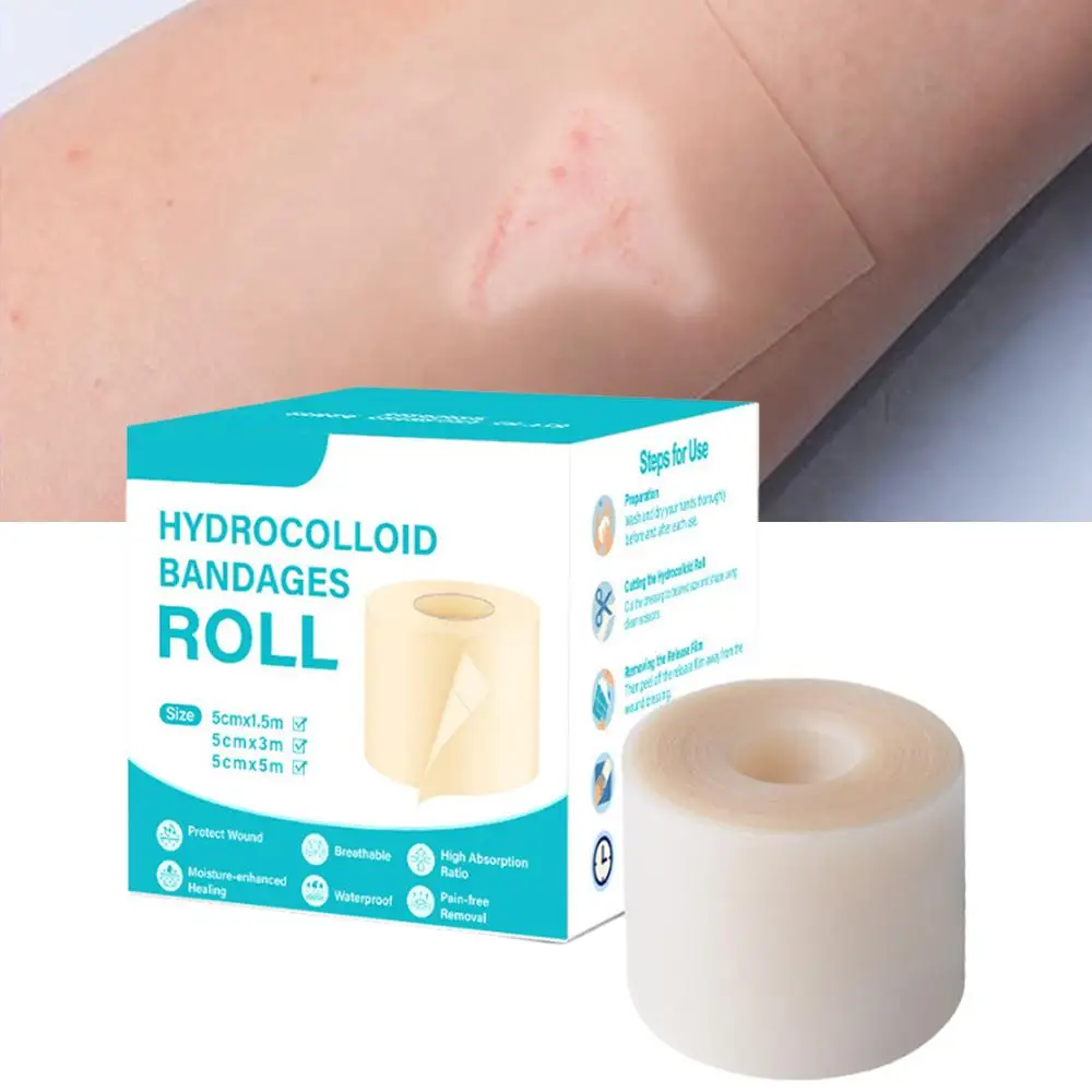 Hydrocolloid Dressing Roll - Self-Adhesive Invisible Bandage