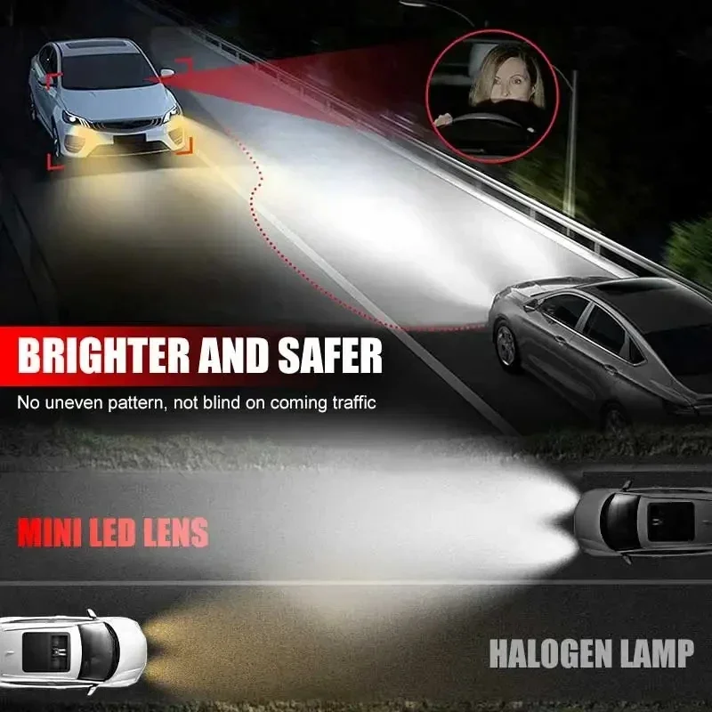 F5C 120W 12000LM H7 LED Bulb LED H7 headlight kit Fog Light H8 H11 H1 9005 H16 9004 H4 Car Lamp Headlights Bulb