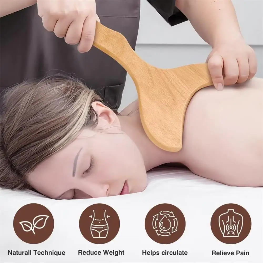 Wood Therapy Massage Tools Maderoterapia Kit Wooden Massage Roller Body Sculpting Tools Set for Muscle Release Anti-Cellulite