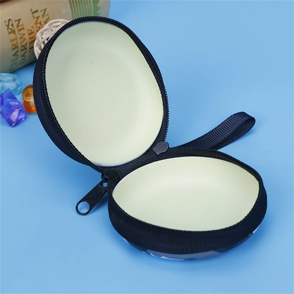 Tactical Camouflage Round Coin Purse Mini Pouch Key Wallet Holder Keychain Women Men Zipper Pocket Outdoor Key Storage Money Bag