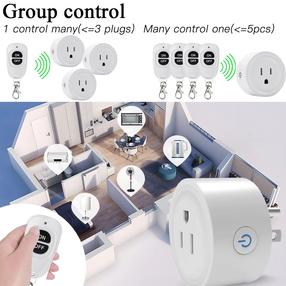 433MHz Wireless Plug Socket 5