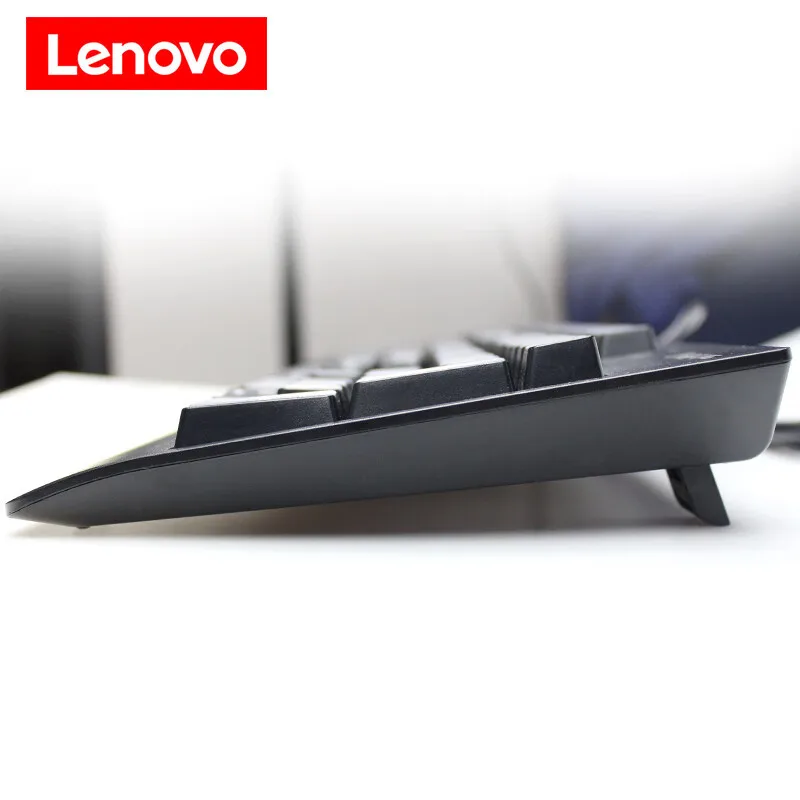 Lenovo 키보드 마우스 PS/2 라운드 포트 인터페이스 유선 콤보 레드 닷 방수 인체 공학적 노트북 미니 Pc 노트북 원본