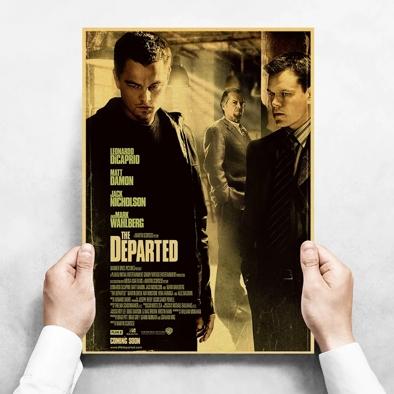 Hot Classic Canvas Painting Fiction Movie Posters The Office Friends Tv Retro Home Wall Decor Poster Film Art Painting Pictures Peckshirt