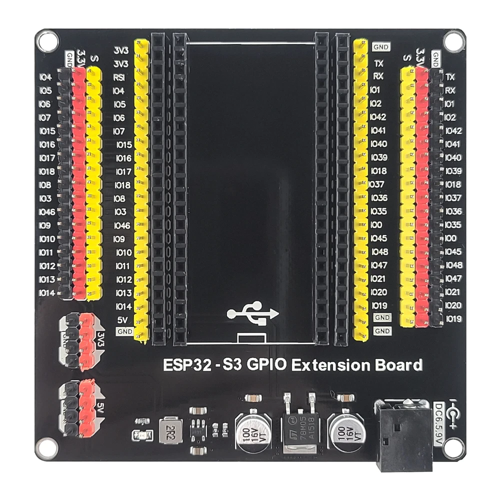 ตัวเลือกสินค้า บอร์ดพัฒนา ESP32-S3 โมดูลอัจฉริยะ 2.4G Wifi Bluetooth 44Pin Type-C