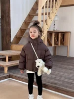 Manteaux chauds d'hiver pour enfants, vestes rembourrées en coton pour garçons et filles, vêtements d'extérieur à capuche pour bébés de 3 à 12 ans, automne 5