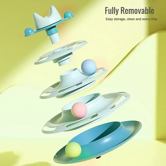 Triple Layer Cat Toy 3
