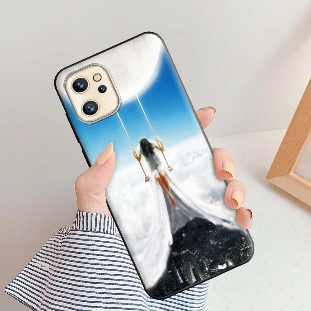 Custodia per Umidigi A13 PRO Max, Ultra Sottile Caso Backcover Protezione Posteriore Morbido TPU Silicone Shell Case Protettivo Copertura Cover per Umidigi A13 PRO Max (6,8) - KE38