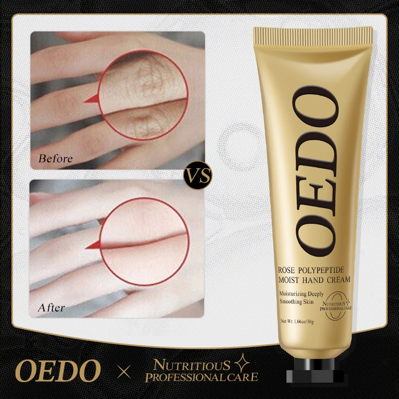 Rose Moisturizing Hand Cream Plant Extract Repair Hydrating Anti Cracking Hand Care Soft Tender Skin Whitening Hand Cream 30g