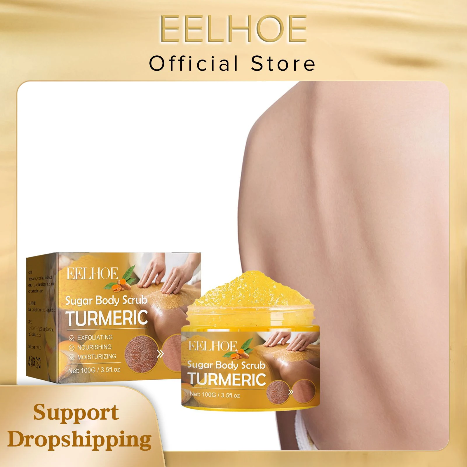 Photo inspiration: Visual Reference: Body Scrub Dead Skin Darkness Removal Back Exfoliating Brighten Knee