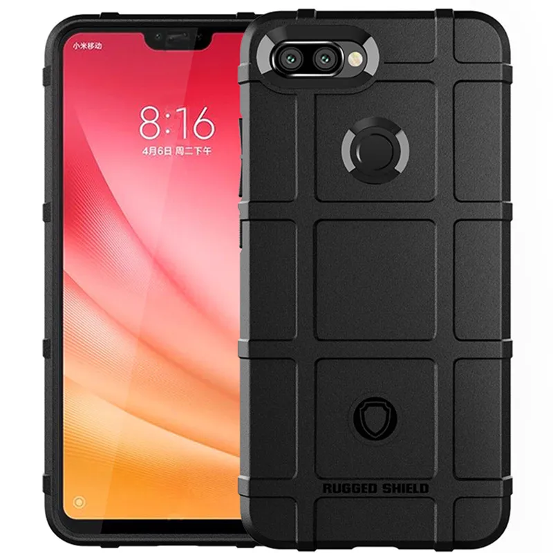 Armor Heavy Matte Shockproof Shield Case - Anti-Knock Soft Silicone Cover