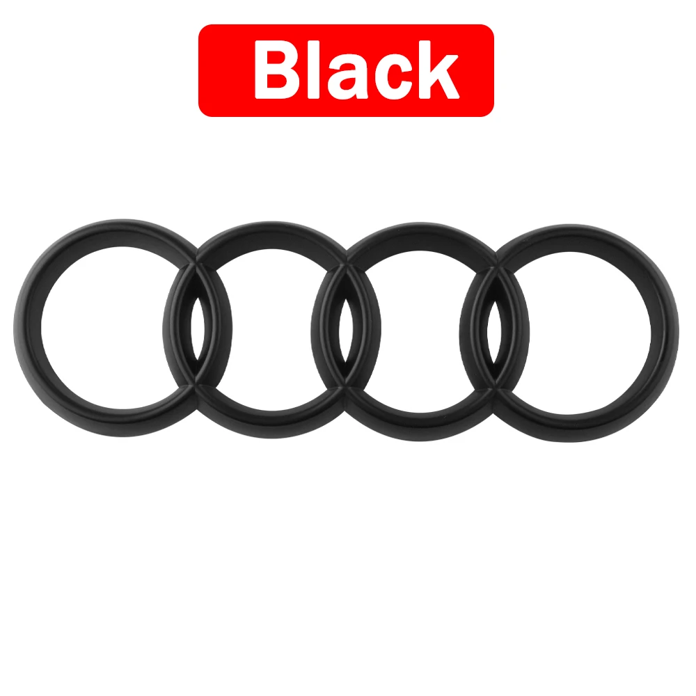 Audi Sportback ABS Auto Emblem 4-Ring Car Grille and Trunk Decoration Accessory