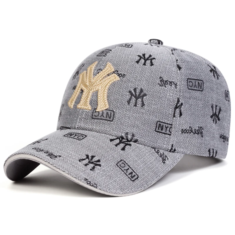Unisex MY Letter Embroidery Baseball Caps