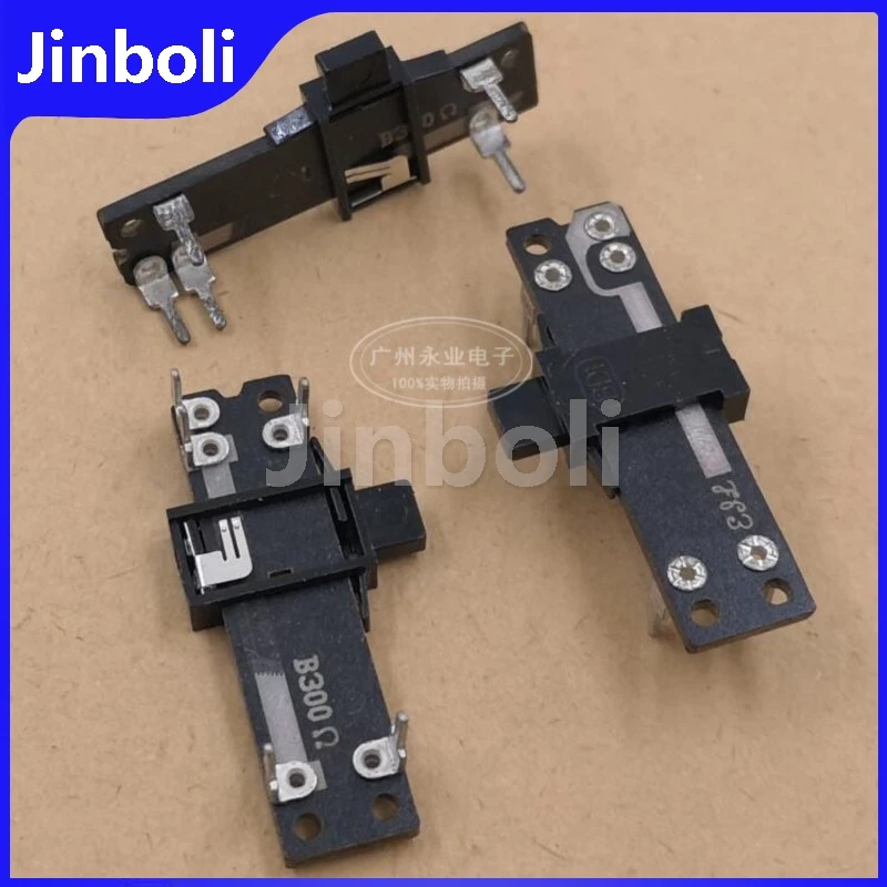2PCS 35MM 3.5CM Straight Slide Potentiometer Resistor B300 Euro Single Horizontal 5Pins Mixer Fader 300 Ohm Handle Length 4MM