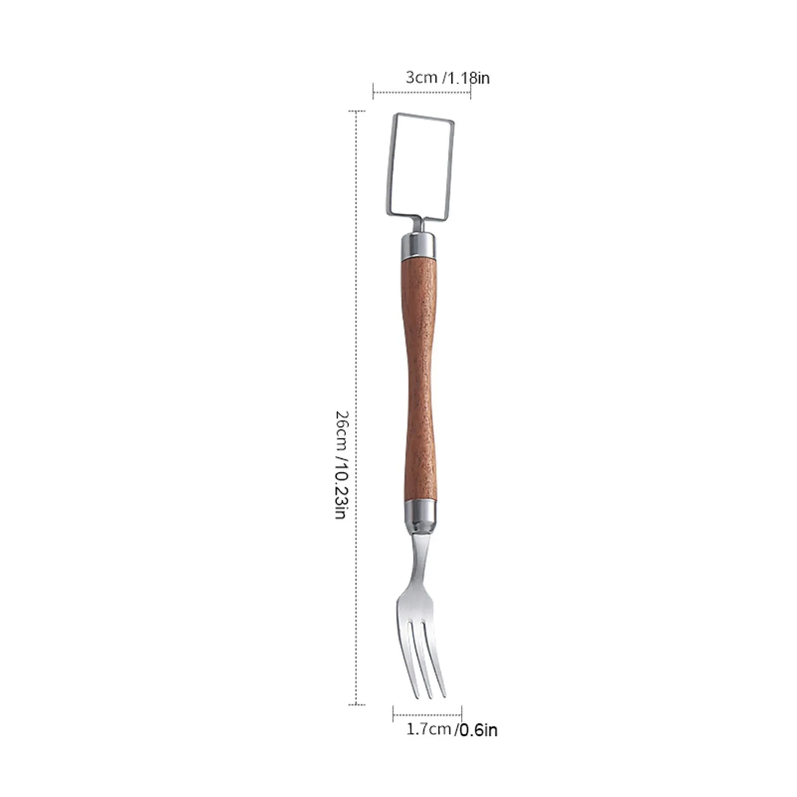 2-in-1 Stainless Steel Fruit Cutter, Watermelon Fork Slicers Cutter Slicers Tool, Fruit Forks Knife For Kitchen Gadget *