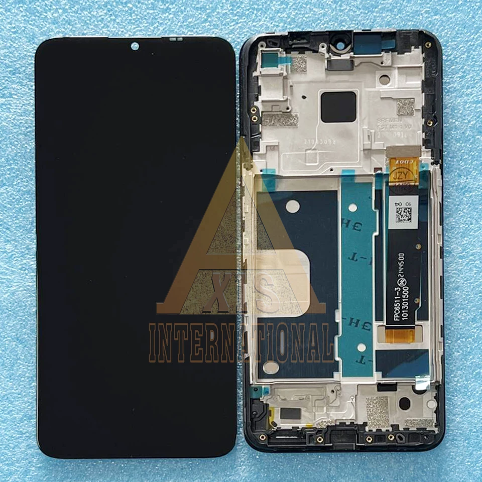 LCD Display Screen For TCL 40 XL 40T – Touch Digitizer Assembly Replacement With Tools – Black With Frame