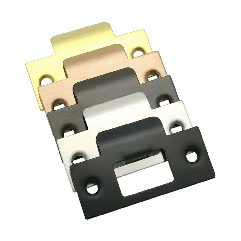 Deadbolt Cover Latches Plate Door Lock Latch Guide Plate With Screws